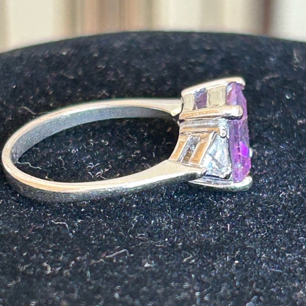 Purple stone ring - Picture 5 of 9